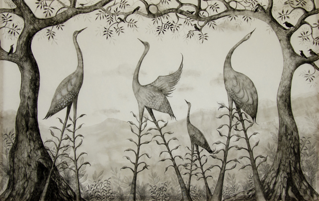 ‘Memory of Birds and Trees – Family’