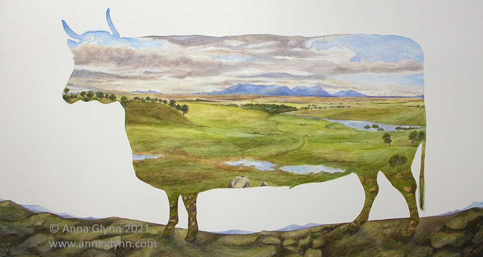 Anna Glynn Finalist 2020 Elaine Bermingham National Watercolour Prize in Landscape Painting © Anna Glynn 2021 www.annaglynn.com